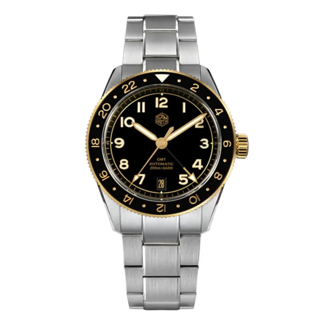 Watchdives x San Martin 38mm NH34 GMT Watch SN0140W
