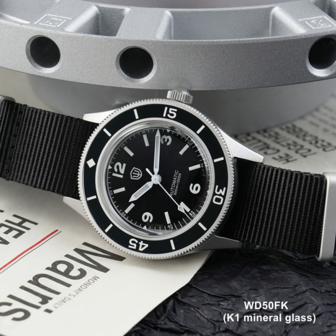 Watchdives Vintage WD50FS-Fathoms NH35 Dive Watch V2