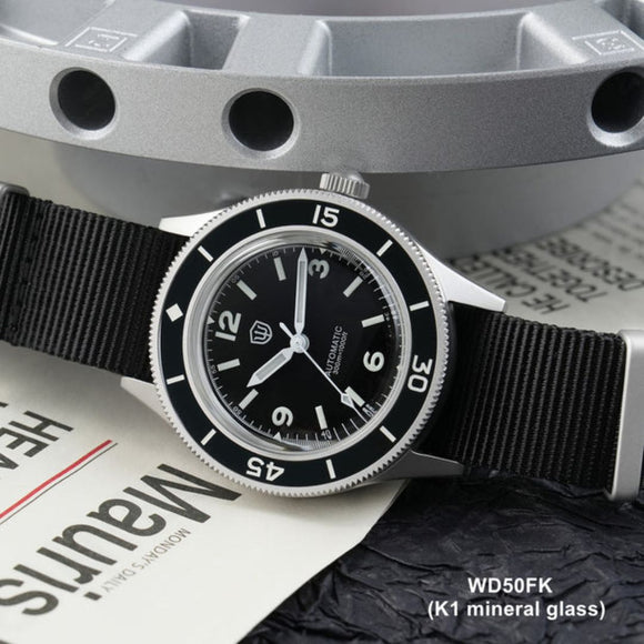 Watchdives Vintage WD50FS-Fathoms NH35 Dive Watch V2