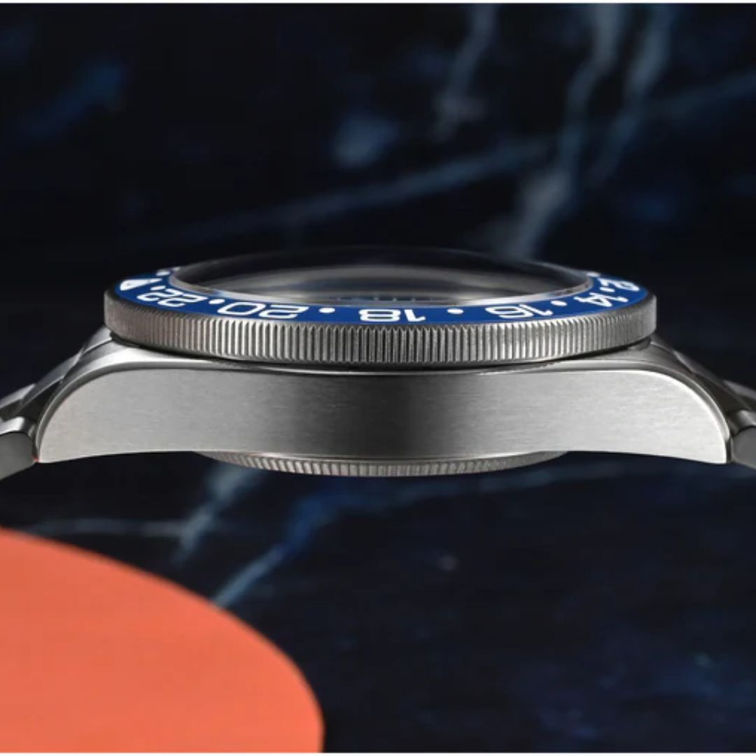 Watchdives x San Martin Titanium NH34 GMT Watch SN0121TC