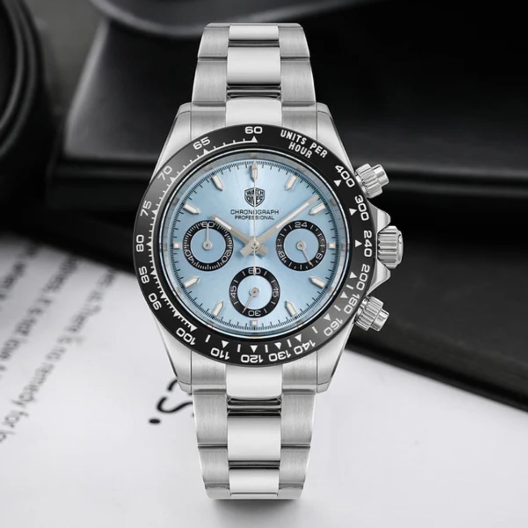 Watchdives WD16500 39mm VK63 Chronograph Watch