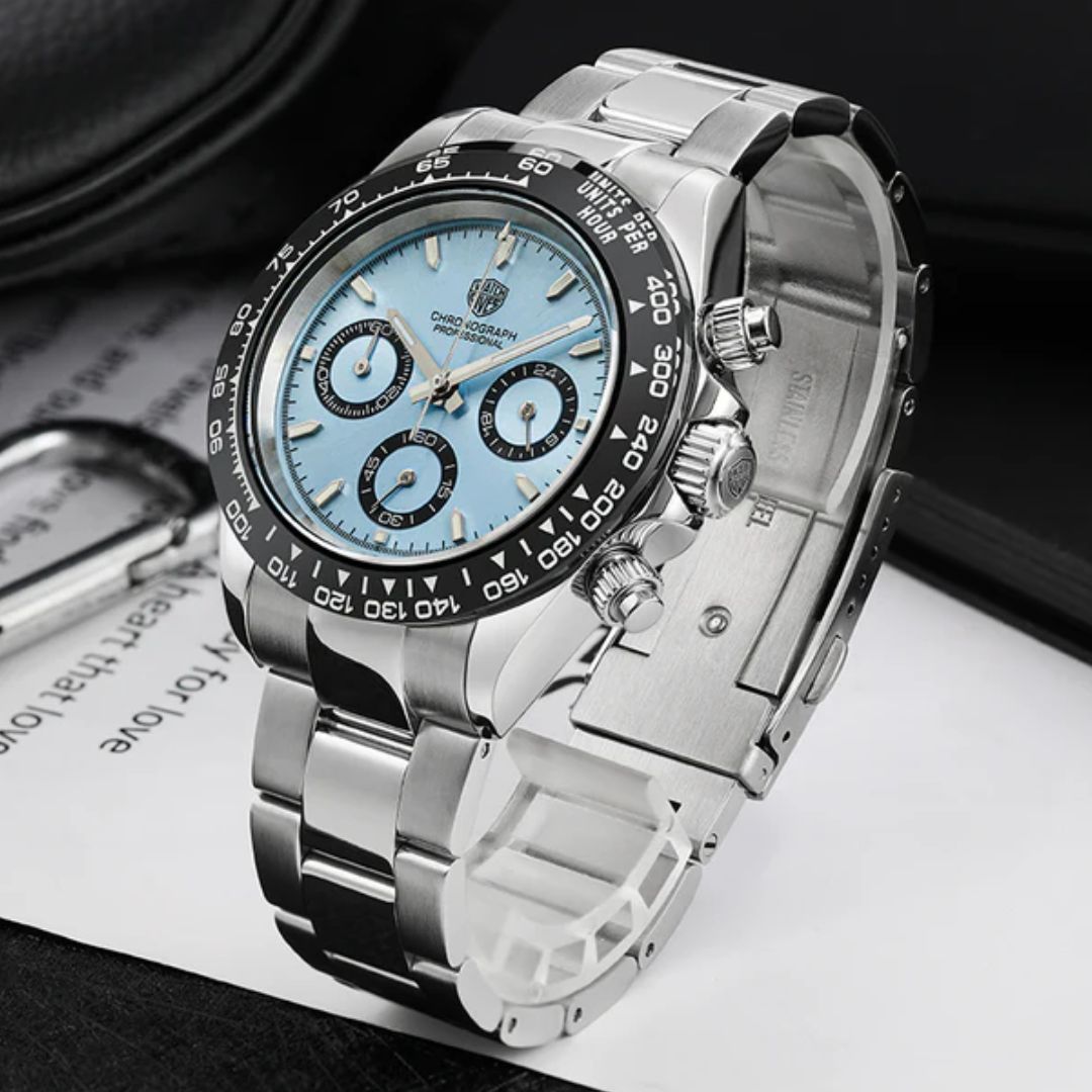 Watchdives WD16500 39mm VK63 Chronograph Watch
