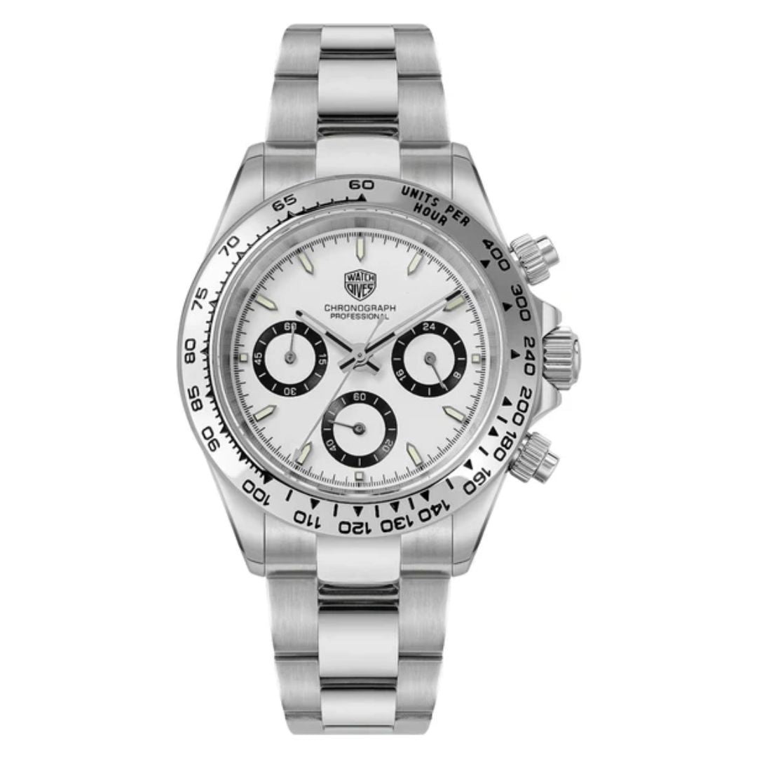 Watchdives WD16500 39mm VK63 Chronograph Watch