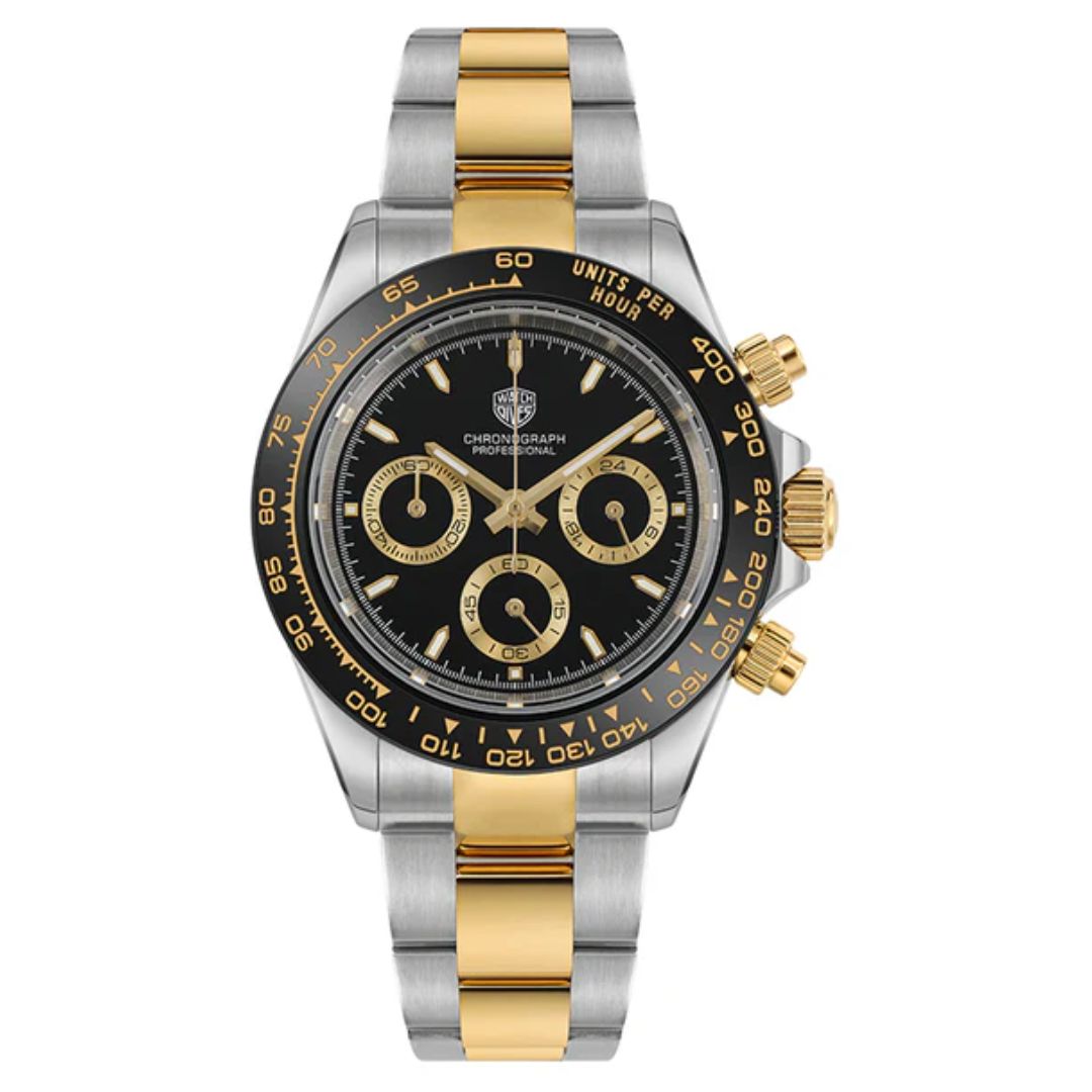 Watchdives WD16500 39mm VK63 Chronograph Watch