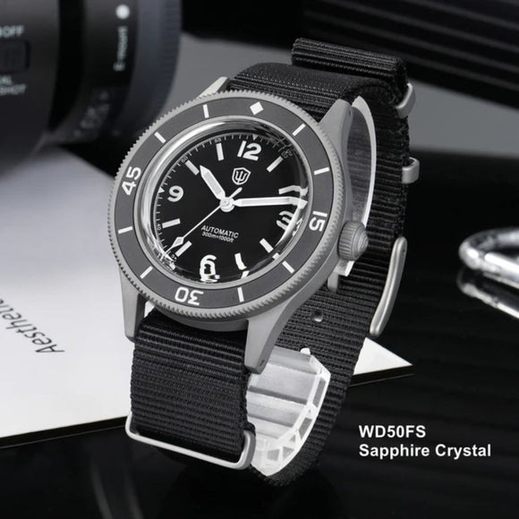 Watchdives Vintage WD50FK-Fathoms NH35 Dive Watch V2