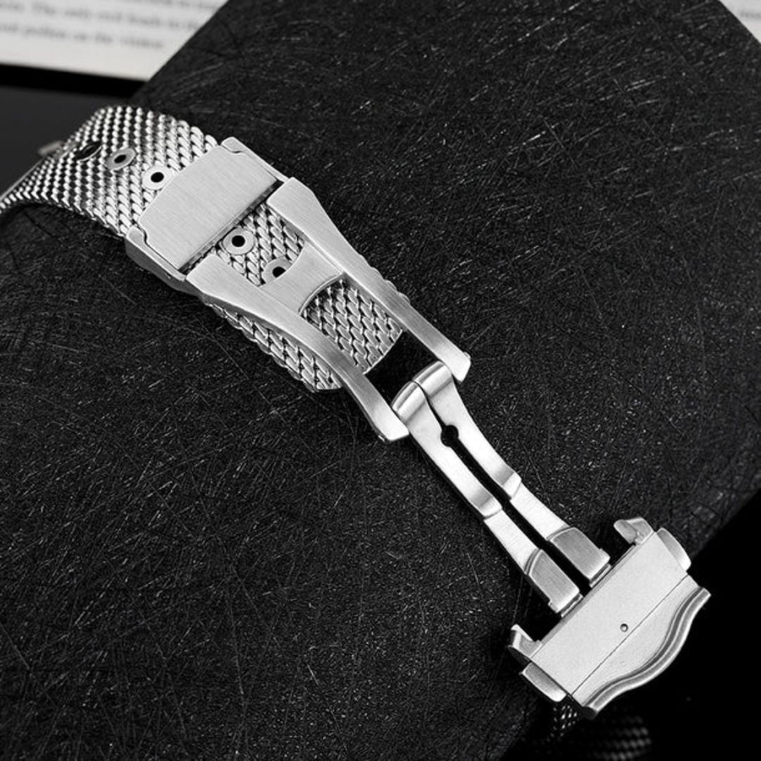 Watchdives WD007 Titanium NTTD Dive Watch - Mesh strap