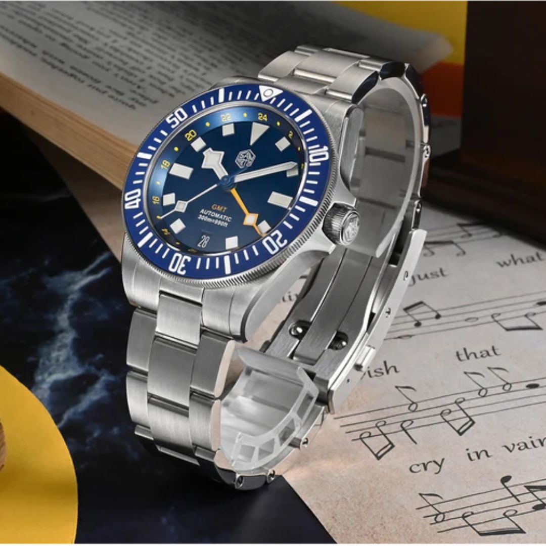 Watchdives x San Martin 39mm NH34 GMT Dive Watch SN0121B
