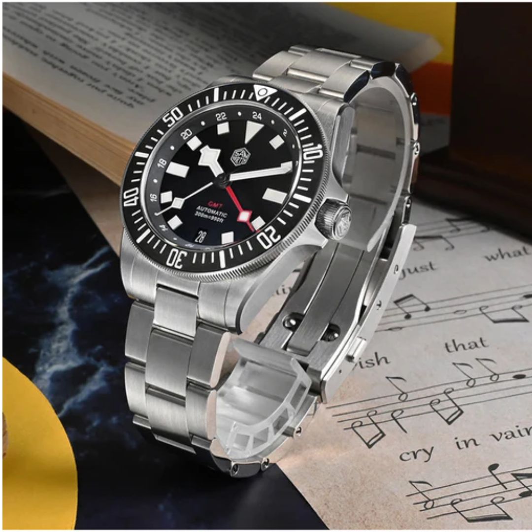 Watchdives x San Martin 39mm NH34 GMT Dive Watch SN0121B