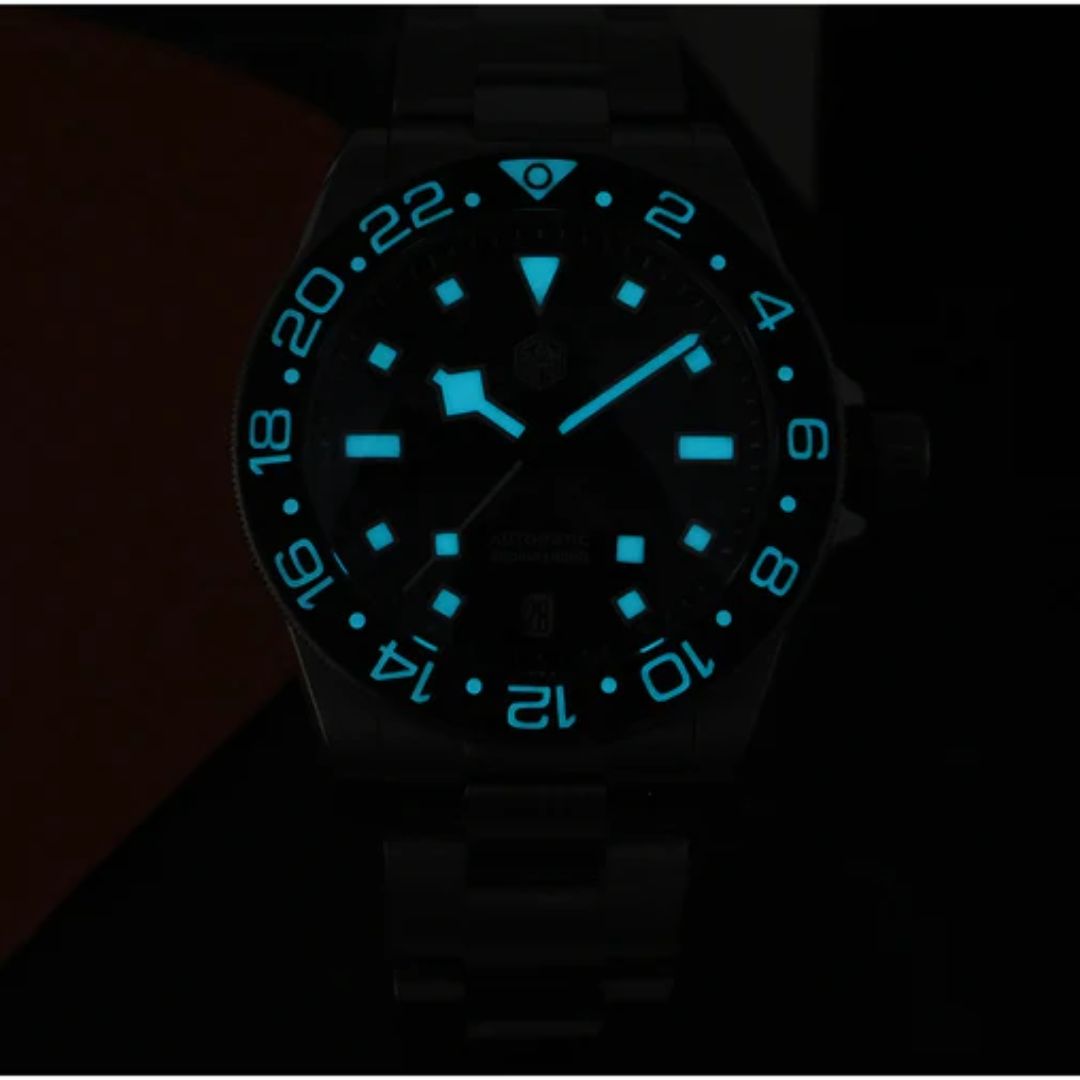 Watchdives x San Martin Titanium NH34 GMT Watch SN0121TC