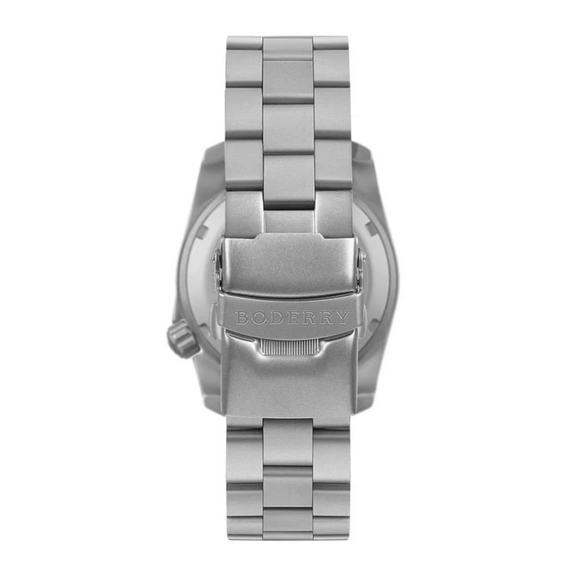 VOYAGER - 100M Waterproof Titanium Automatic Field Watch | Claret-bracelet