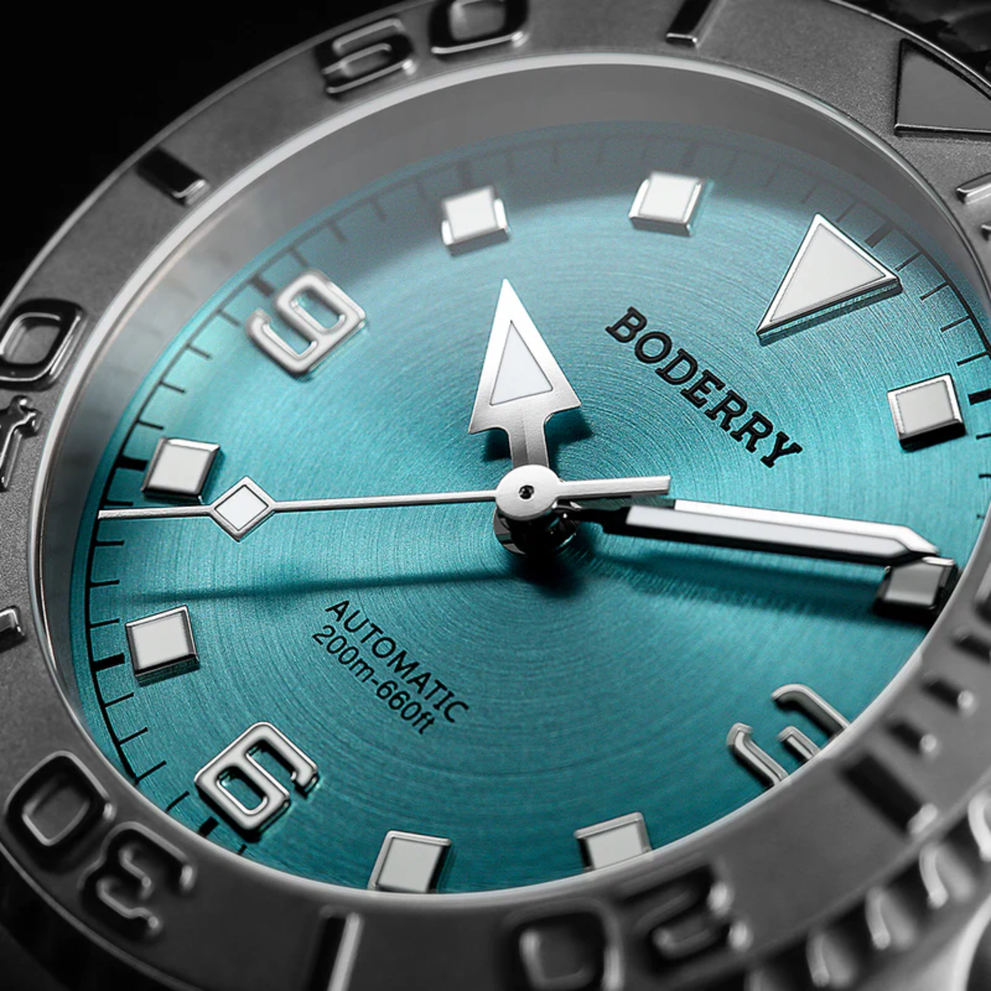 ADMIRAL 3-Hand No-Date - 200M Waterproof Titanium Automatic Diver Watch | Glacier Blue