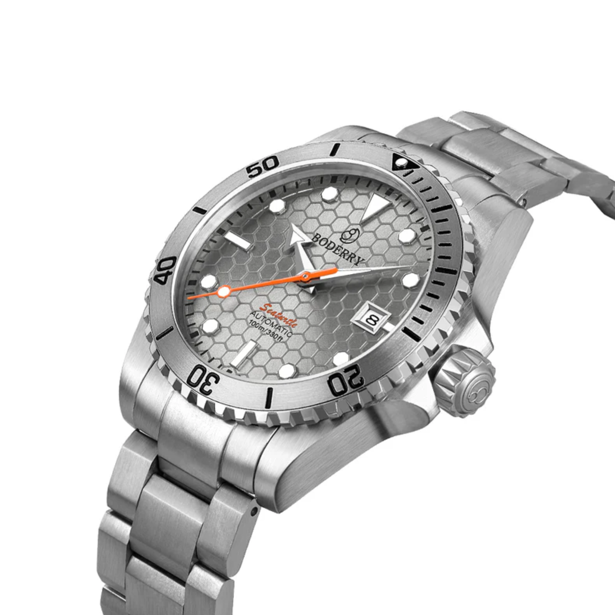 SEATURTLE.OCEAN(TITANIUM) - Automatic Titanium Diver Watch | Titanium Gray/Ti-bracelet