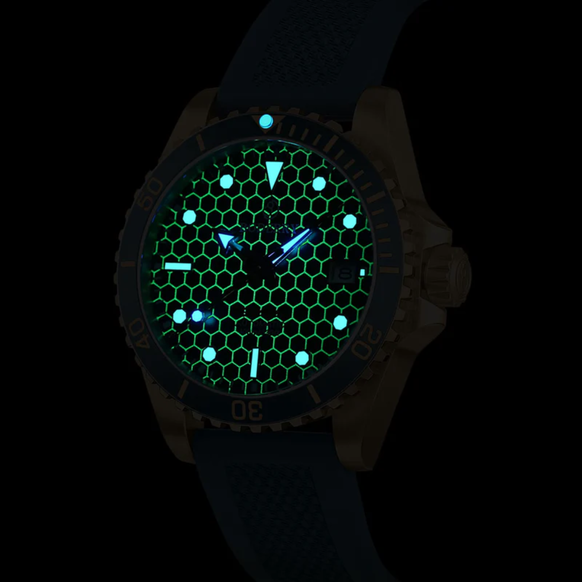 SEATURTLE.OCEAN(BRONZE) - Automatic Bronze Diver Watch | Sea Blue