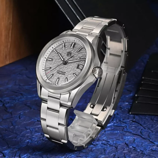 San Martin New 39mm Luxury Men’s Business Dress Watch NH35 Automatic Mechanical Waterproof 100m Luminous SN0129-C2