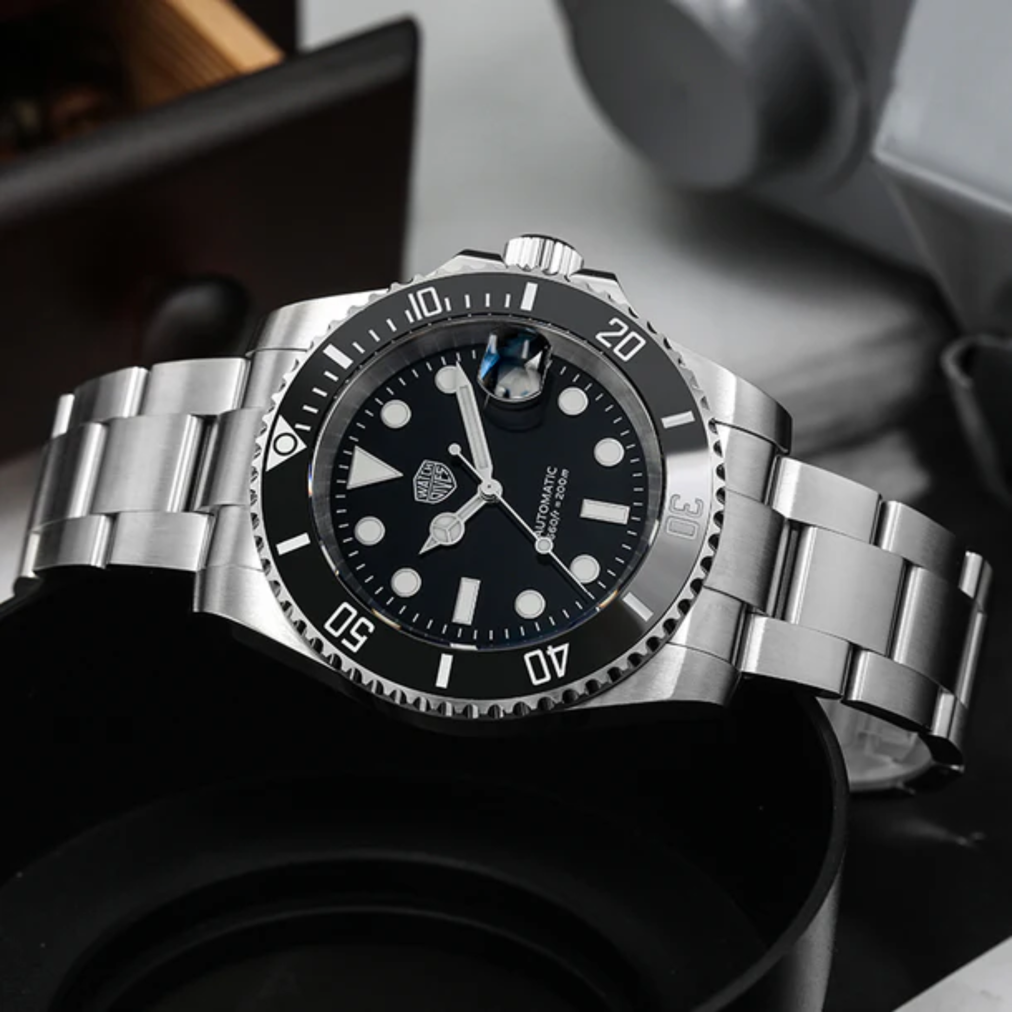 Watchdives WD5512 V2 PT5000 Sub Diver Watch - PT5000