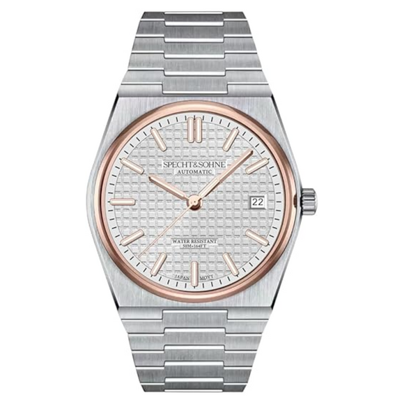 SPECHT&SOHNE  Men's Mechanical Wristwatch NH35 Automatic Watches Sapphire Crystal 37MM Stainless Steel Waterproof