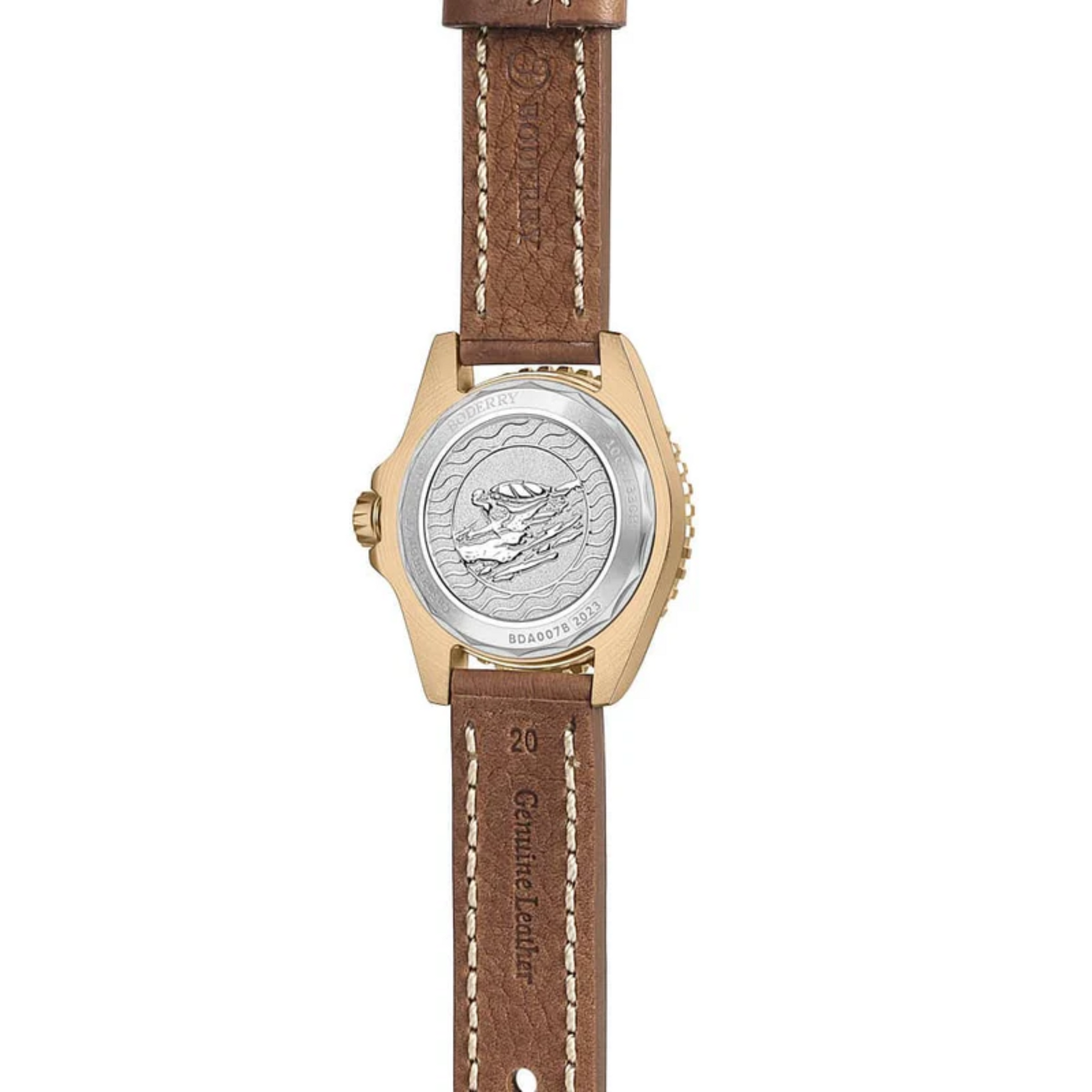 SEATURTLE.OCEAN(BRONZE) - Automatic Bronze Diver Watch | Red