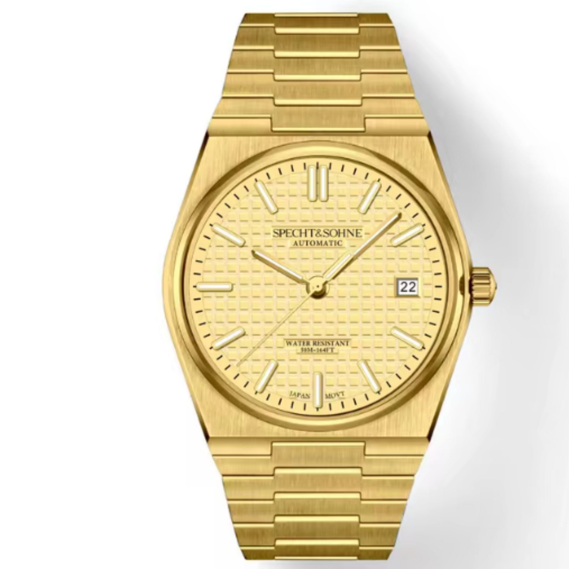 SPECHT&SOHNE  Men's Mechanical Wristwatch Automatic Watches Sapphire Crystal 41MM Stainless Steel Waterproof