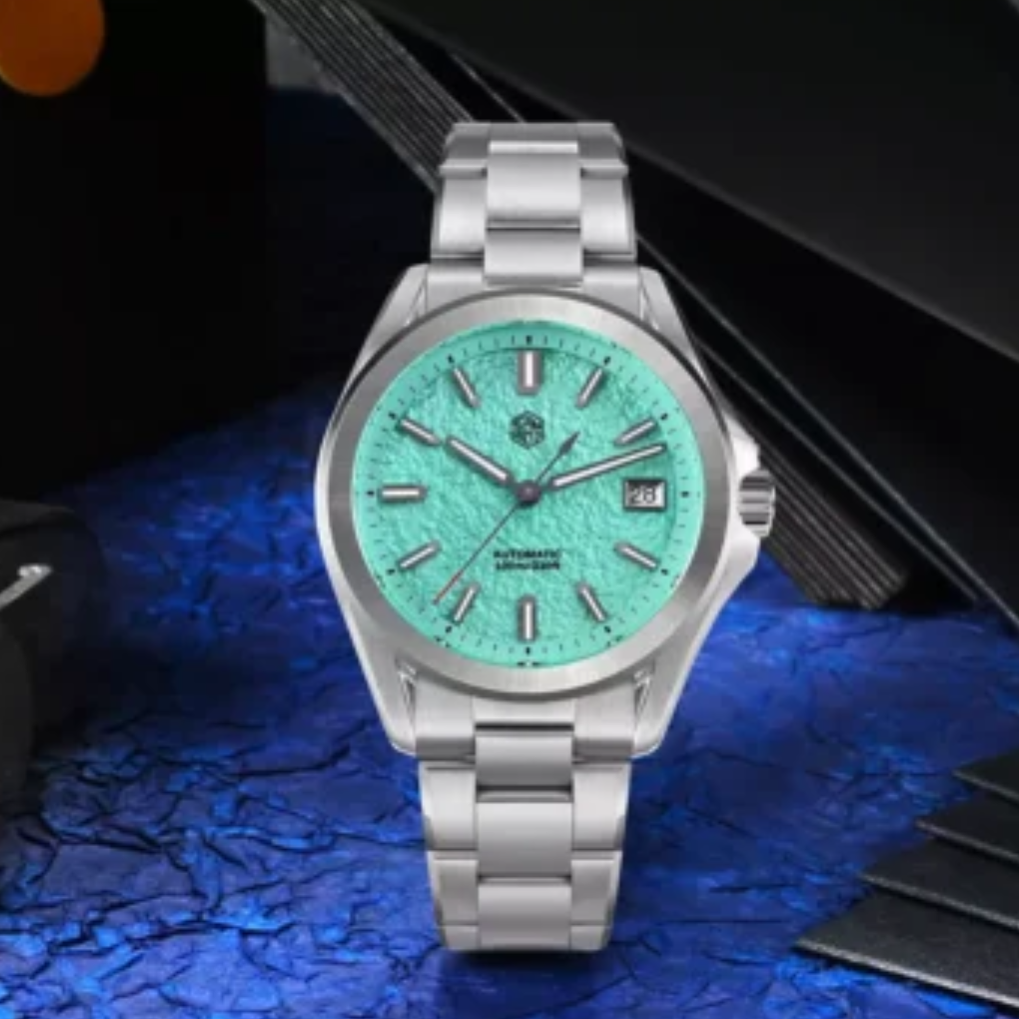 San Martin New 39mm Luxury Men’s Business Dress Watch NH35 Automatic Mechanical Waterproof 100m Luminous SN0129-C2