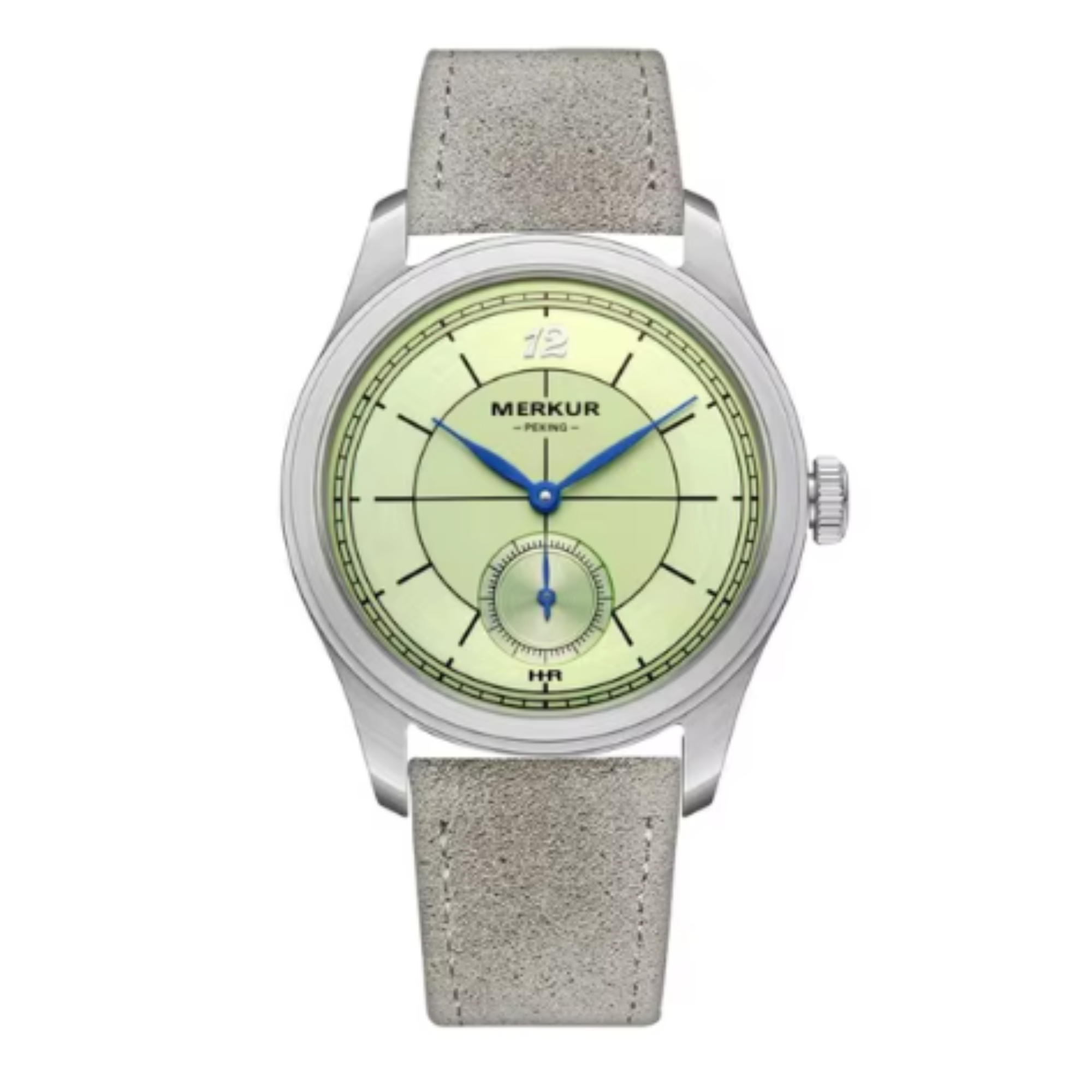 The New Business LEVEE Series Manual Chorded Watch Cross Line Dial Dial Retro with Small Seconds - Pista