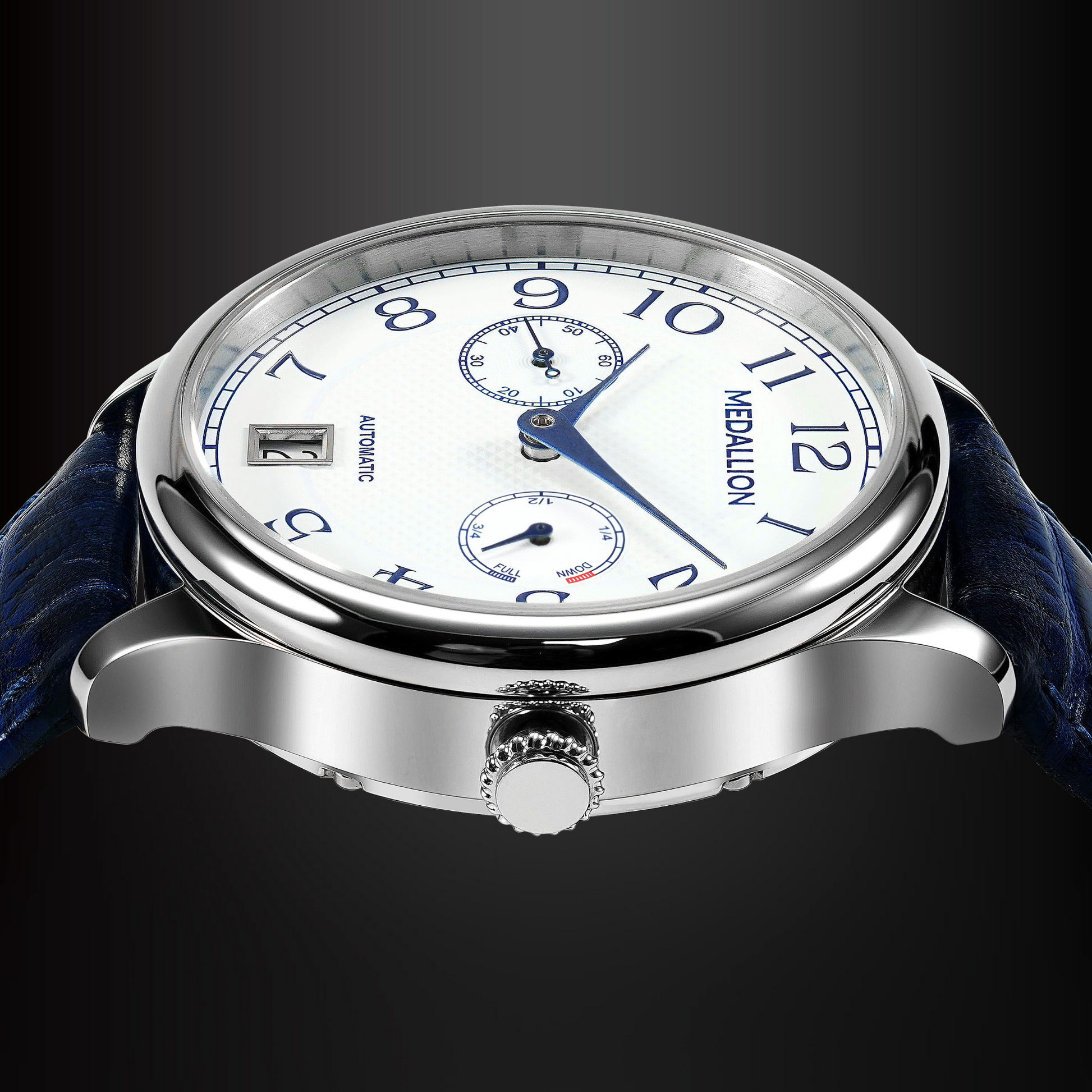 MEDALLION "Symphony" Mens 40 mm Automatic - Electric Blue