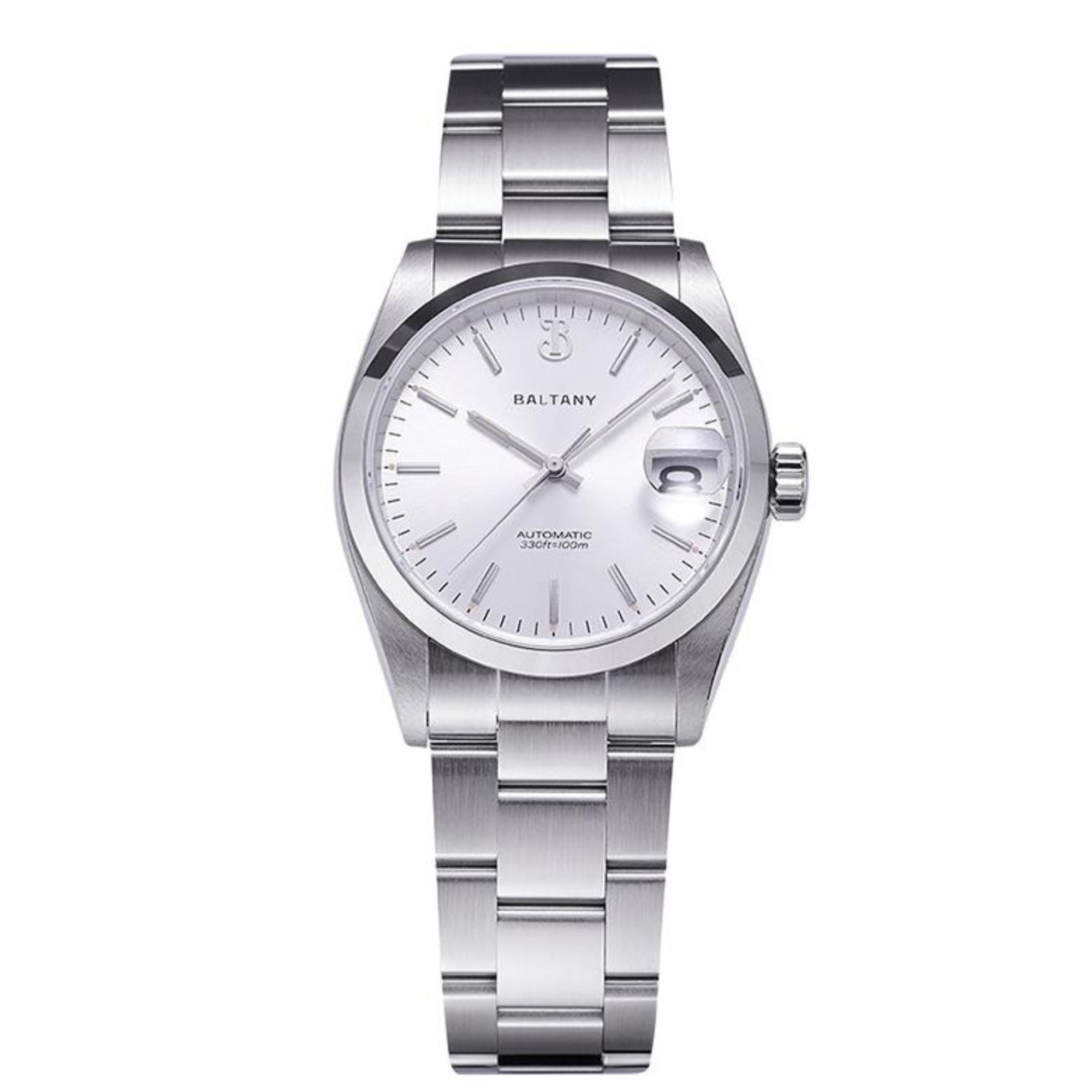 Baltany 36mm Smooth Bezel Perpetual DJ Homage Watch S4095