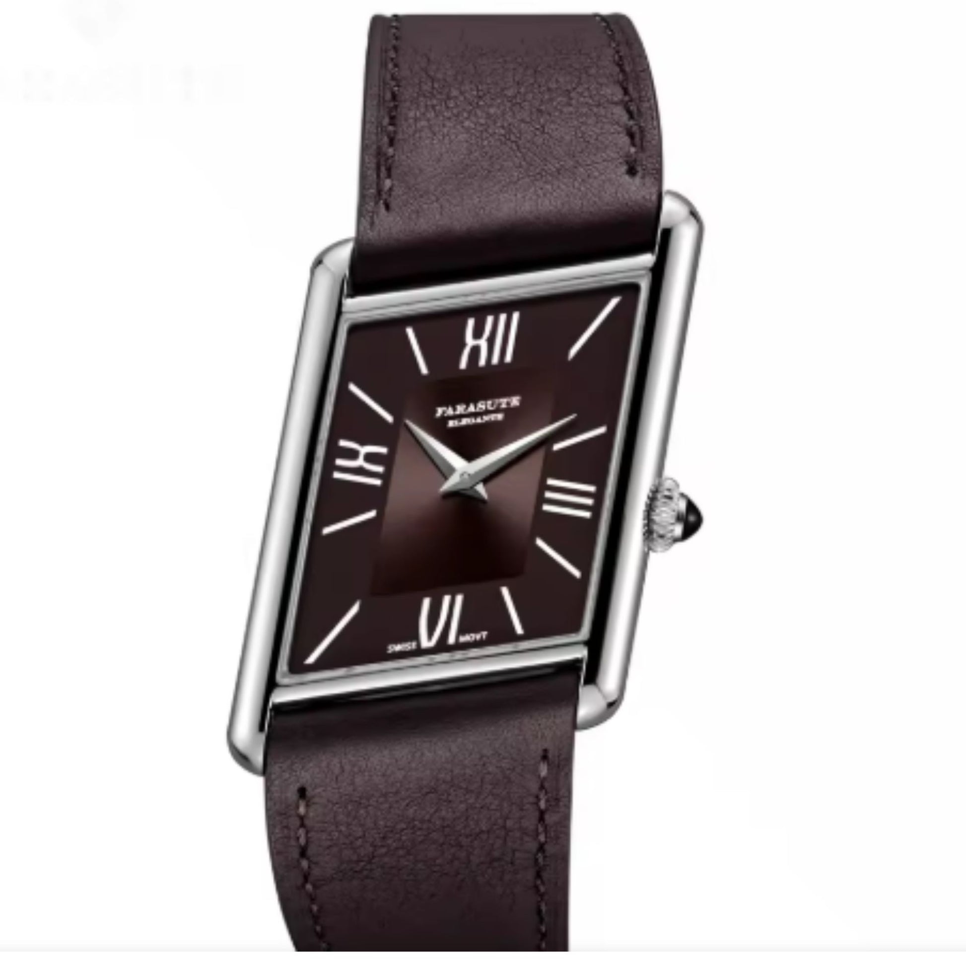 FARASUTE Men's Luxury Wristwatch with Sapphire Parallel Case - Brown
