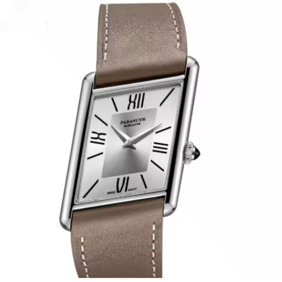 FARASUTE Men's  Luxury Wristwatch with Sapphire Parallel Case - White