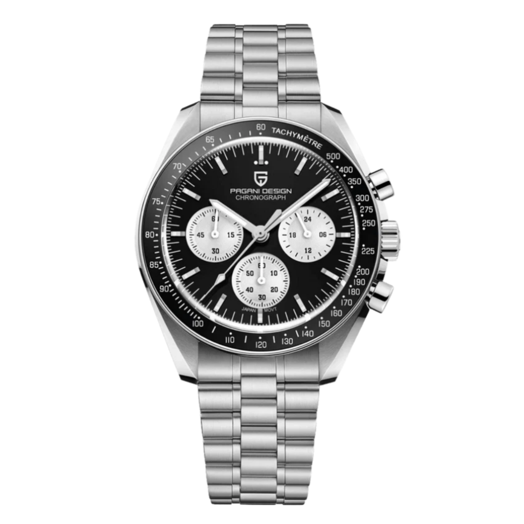 Pagani Design PD-1701 Speedmaster Moonwatch Men's 40mm VK63 Chronograph Quartz Watch