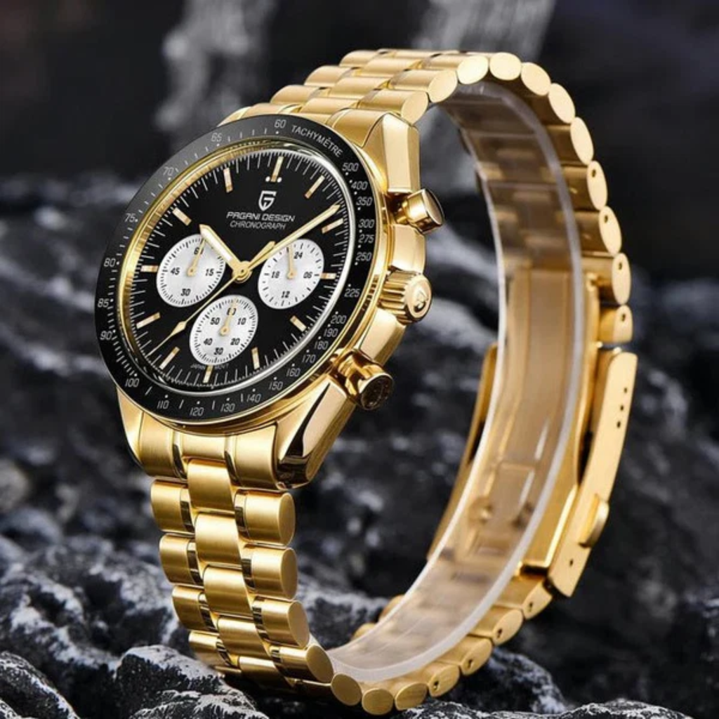 Pagani Design PD-1701 Speedmaster Moonwatch Men's 40mm VK63 Chronograph Quartz Watch