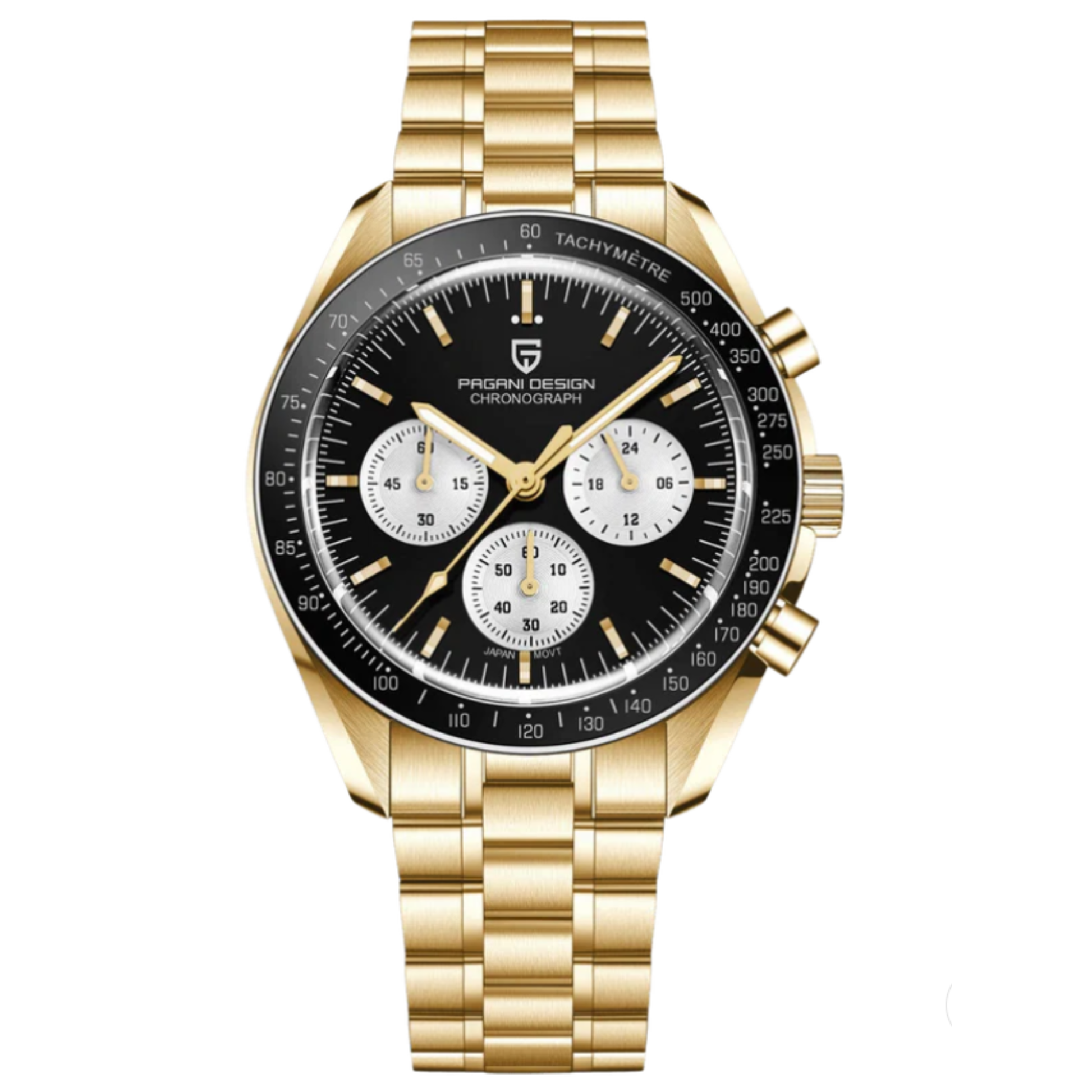 Pagani Design PD-1701 Speedmaster Moonwatch Men's 40mm VK63 Chronograph Quartz Watch