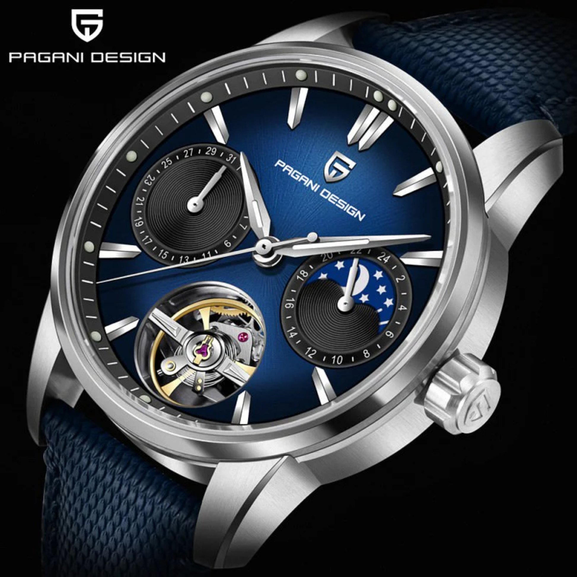 Pagani Design PD-YS021 Men's 41MM 100M Waterproof Automatic Mechanical - DREAM WATCHES