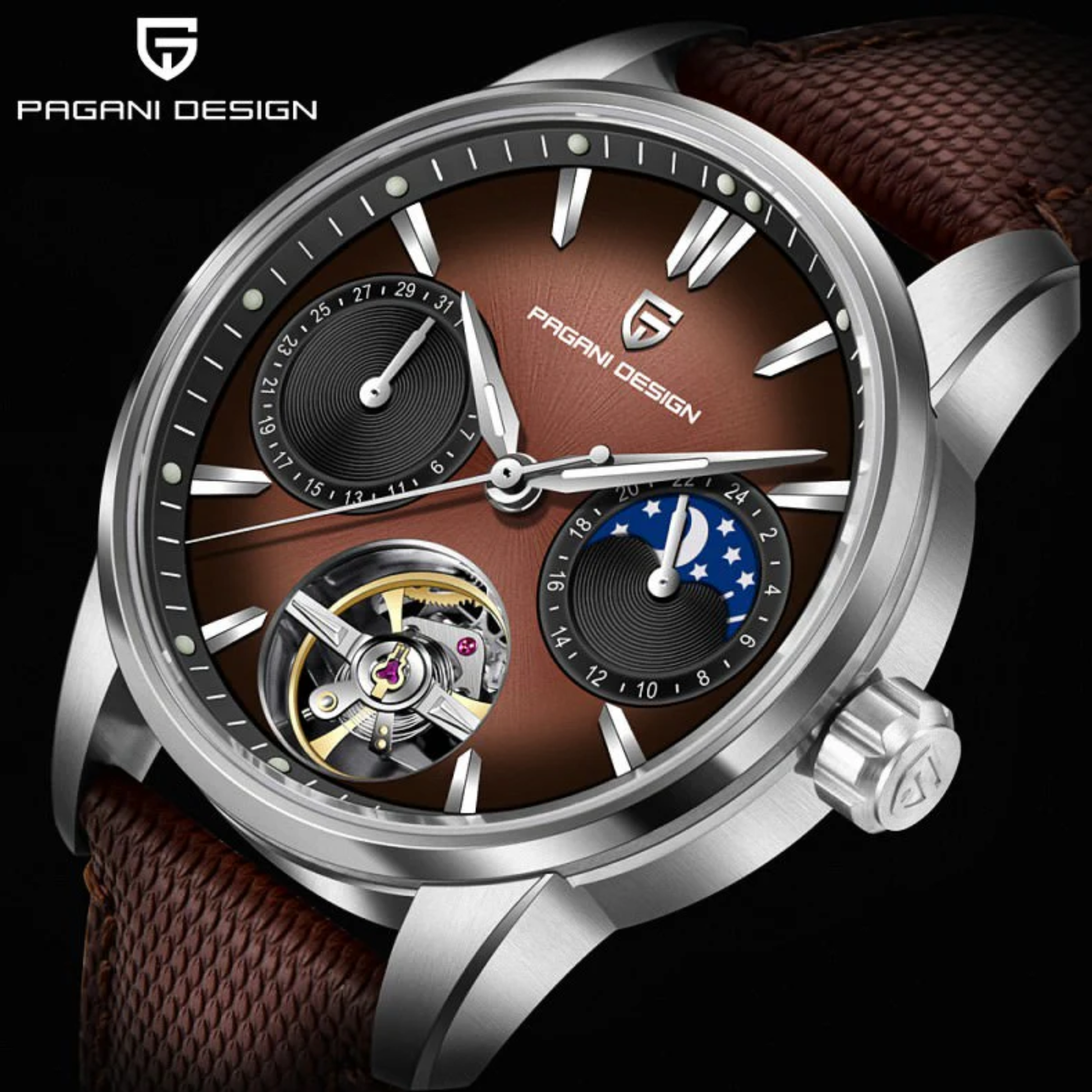 Pagani Design PD-YS021 Men's 41MM 100M Waterproof Automatic Mechanical - DREAM WATCHES