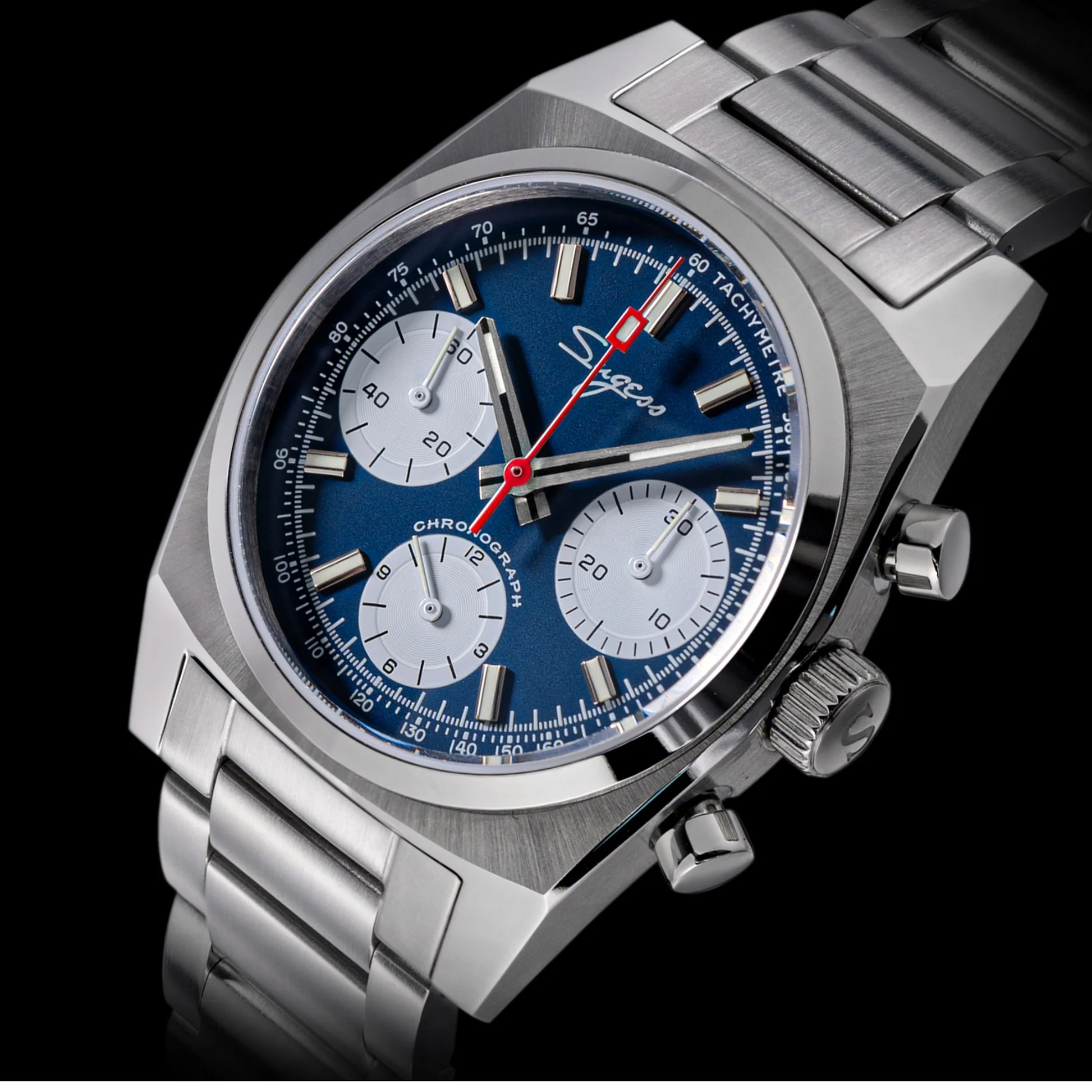 Chrono Heritage S419 Chronograph Blue Dial