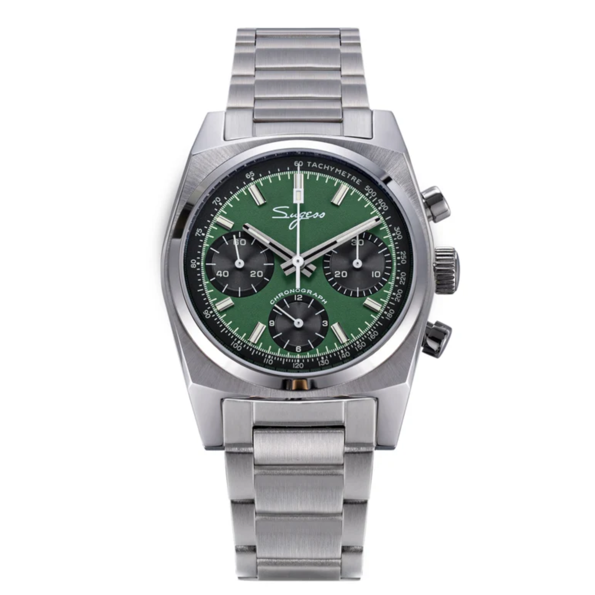 Chrono Heritage S419 Chronograph Green Dial