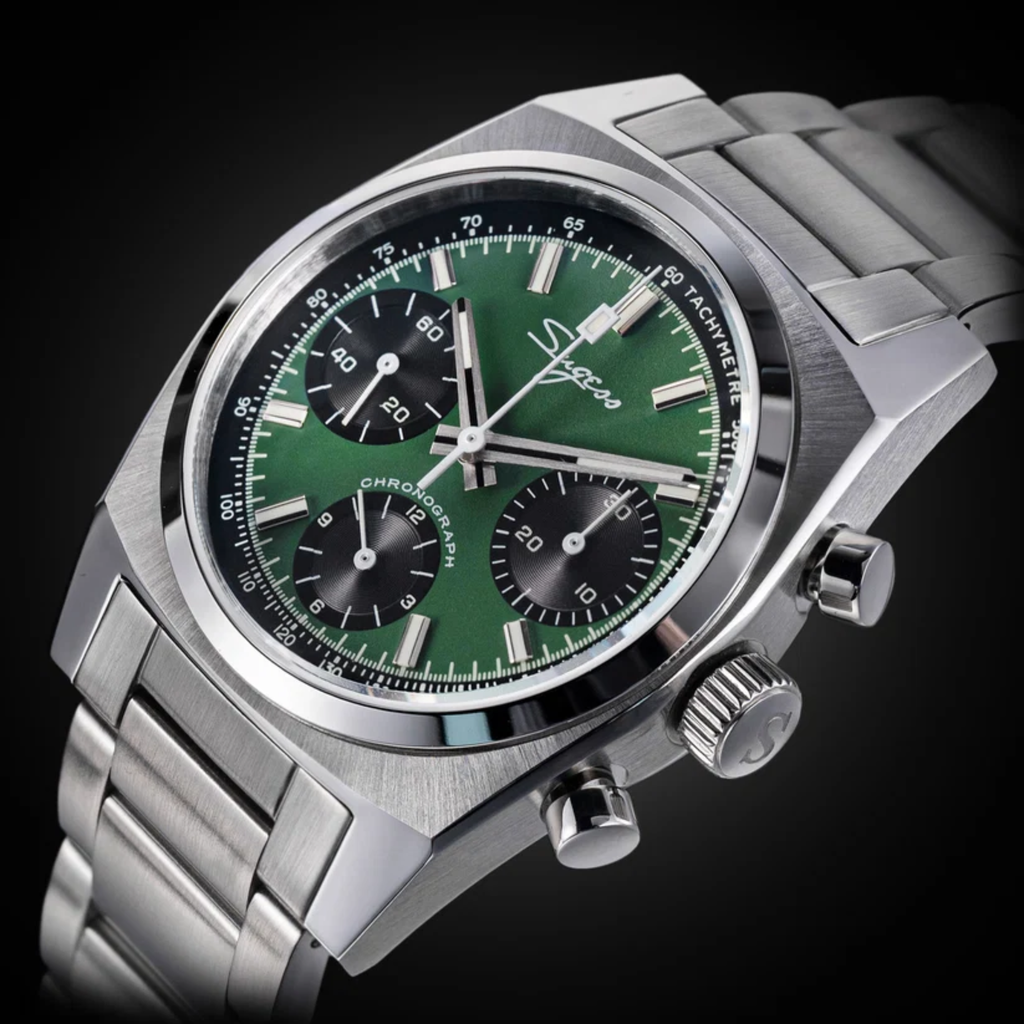 Chrono Heritage S419 Chronograph Green Dial