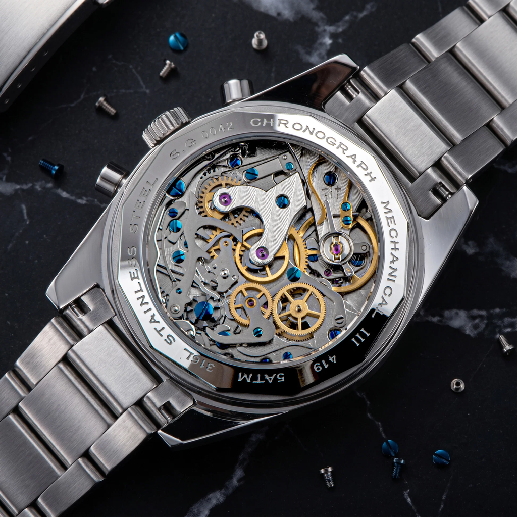 Sugess Chrono Heritage S419 Chronograph Panda Dial