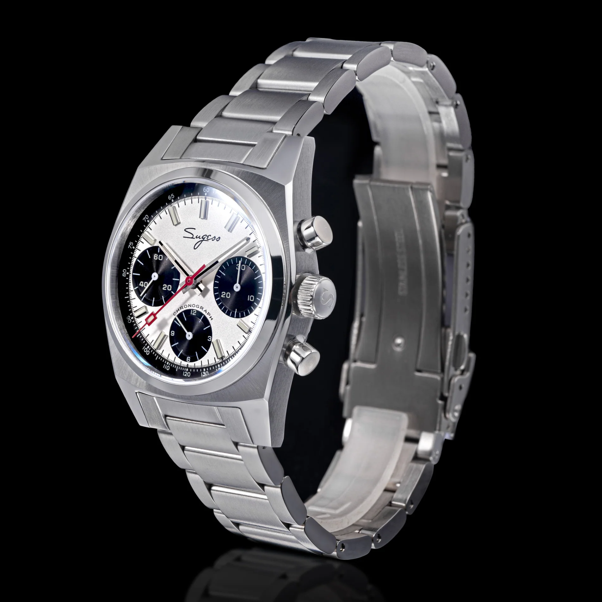 Sugess Chrono Heritage S419 Chronograph Panda Dial