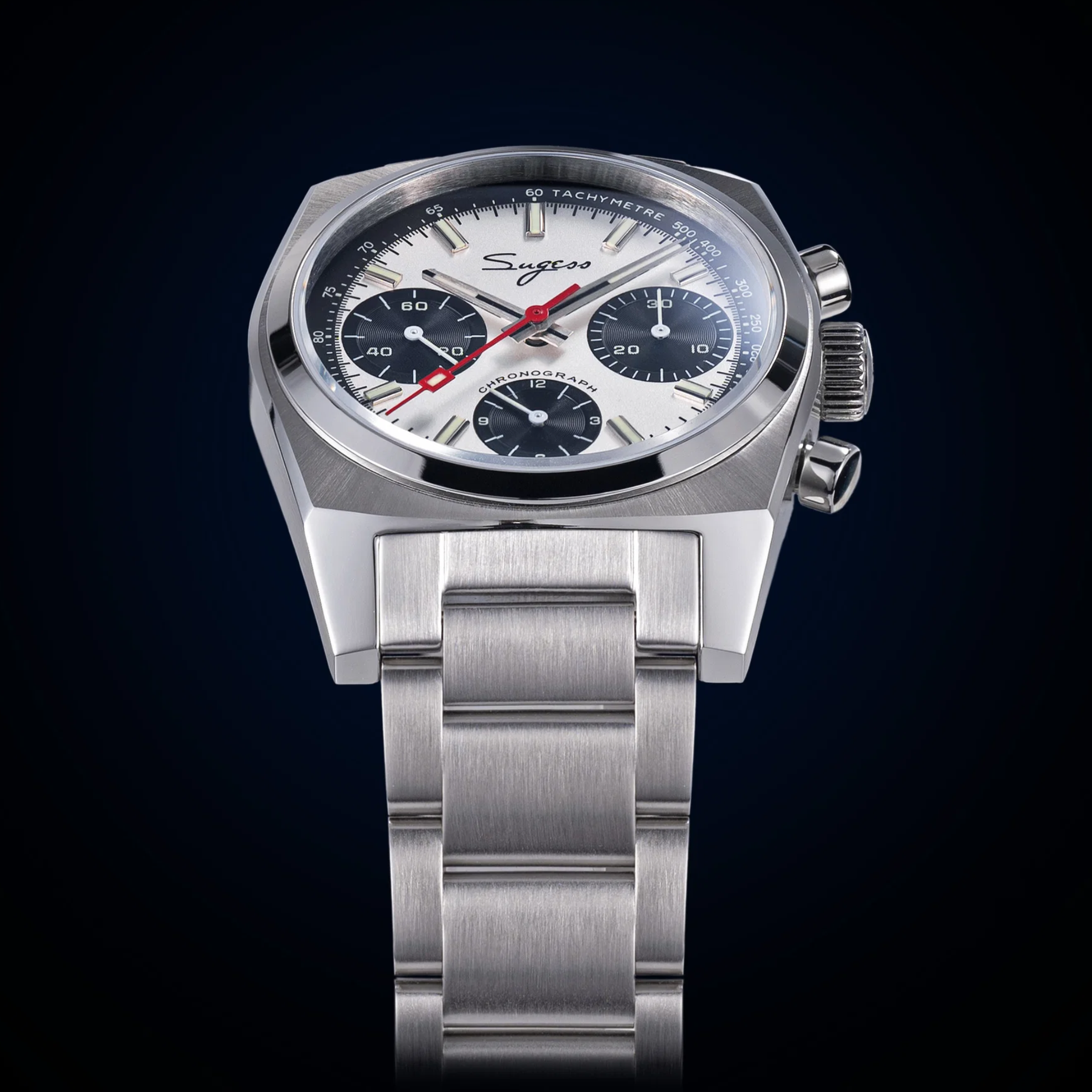 Sugess Chrono Heritage S419 Chronograph Panda Dial