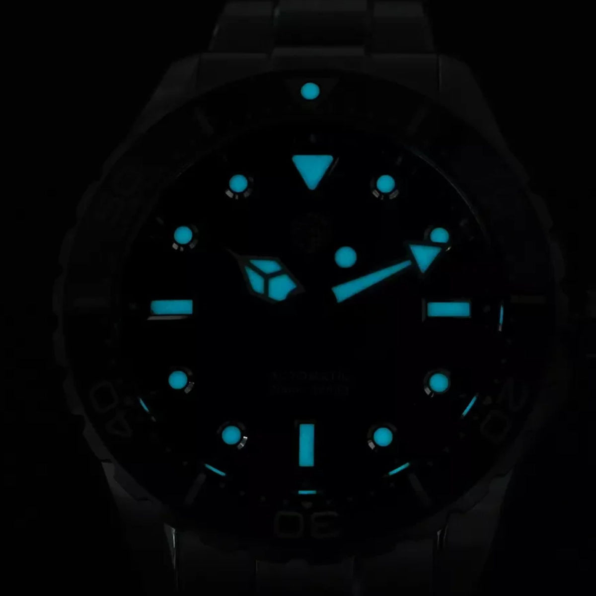 San Martin SN0154-G 40mm Dive Watch Automatic ST2130 Waterproof 300m Gradient dial BGW-X1 Luminous