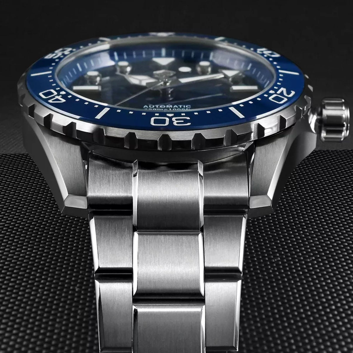San Martin SN0154-G 40mm Dive Watch Automatic ST2130 Waterproof 300m Gradient dial BGW-X1 Luminous