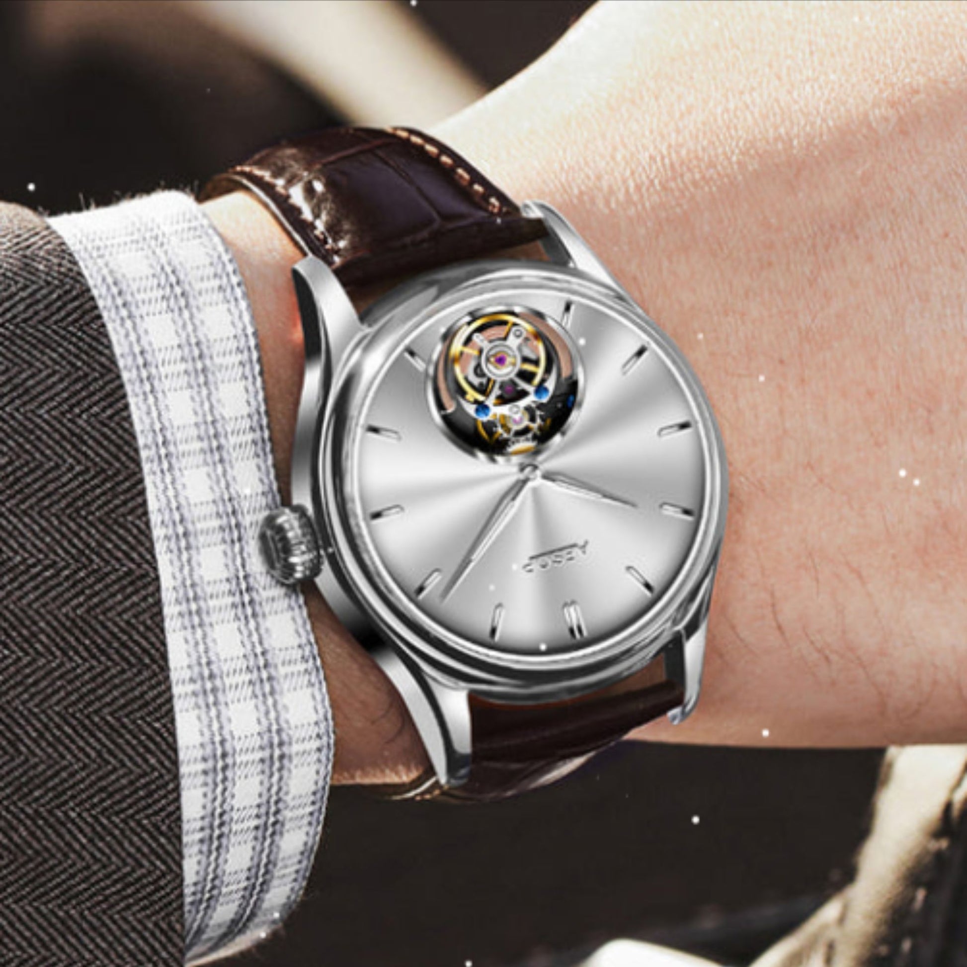 AESOP Original diamond tourbillon movement watch 7040