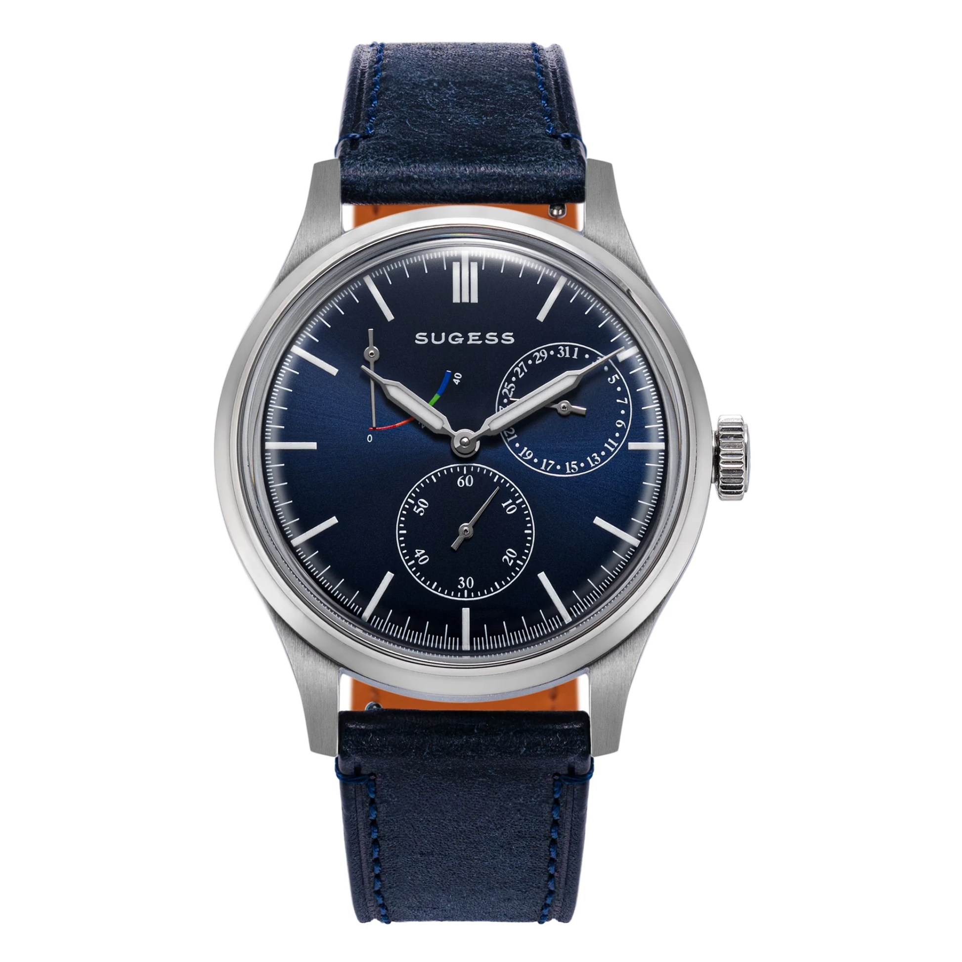 Sugess S458 Deep Blue Dial Stainless-Steel Automatic