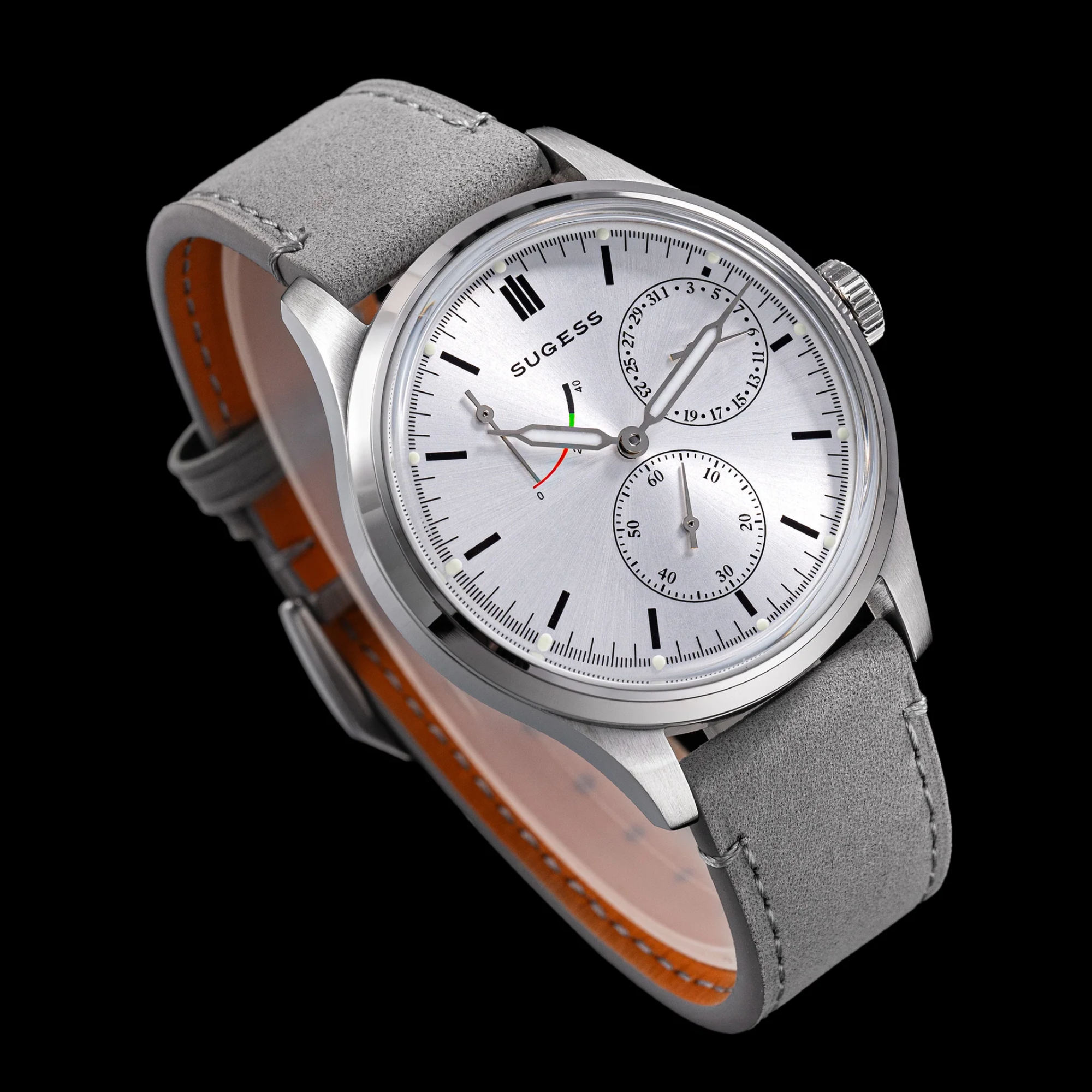 Sugess S458 Silver Dial Stainless-Steel Automatic