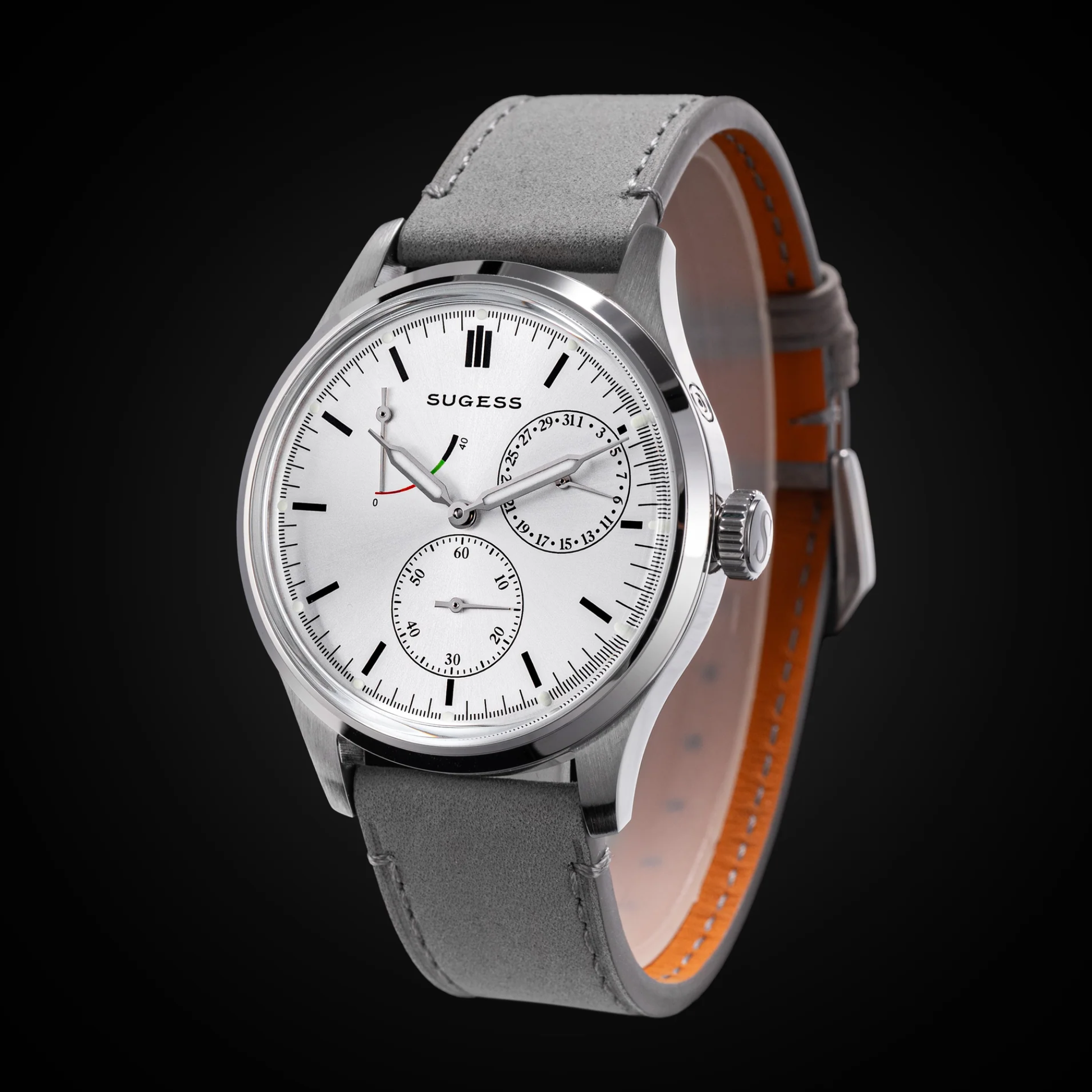 Sugess S458 Silver Dial Stainless-Steel Automatic