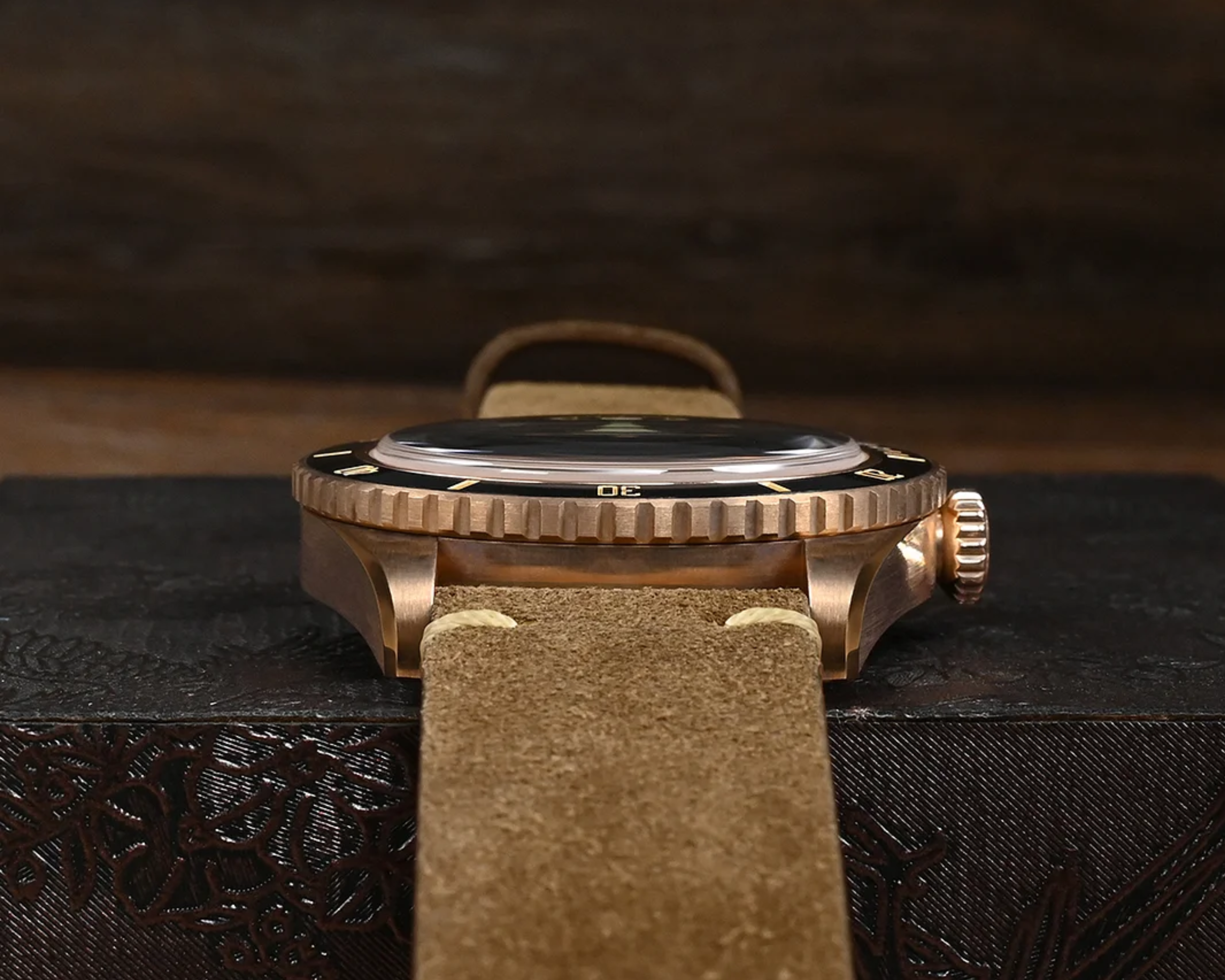 San Martin Vintage 6200 CuSn8 Bronze Luxury Men SN004-Q-B - PT5000 san martin watches india online