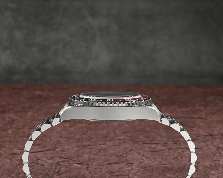 San Martin Vintage GMT Watch SN005-G4 - Black san martin watches india online