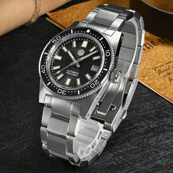 San Martin New 62mas 37mm Diver Mens Watch SN007-GX - PT5000 san martin watches india online