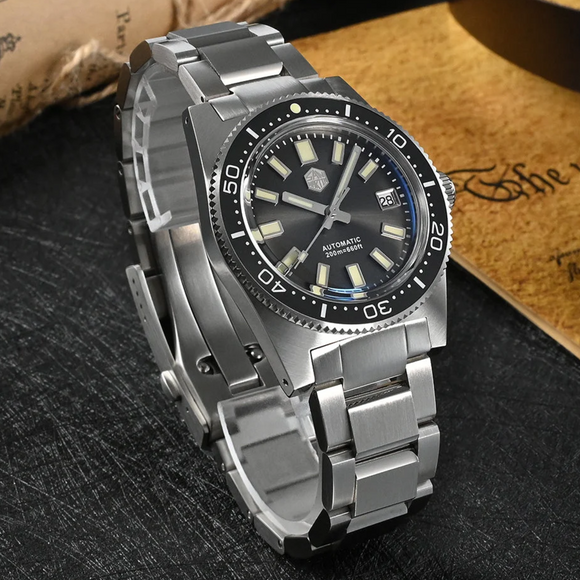 San Martin New 62mas 37mm Diver Mens Watch SN007-GX - PT5000 san martin watches india online