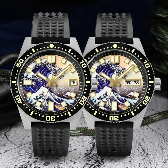 San Martin 40mm 62MAS Diver Surfing Dial Watch SN0007-V3 san martin watches india online